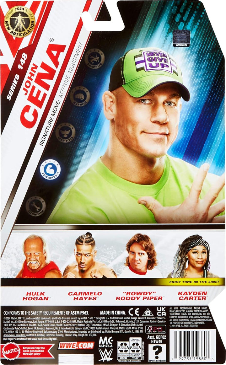 WWE Catch Main Event Series – Figur mit Gelenken, 15,2 cm – Figuren John Cena