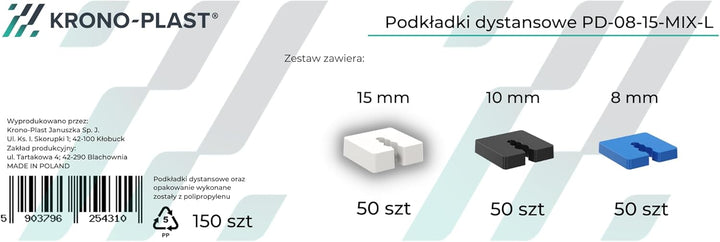 Distanzklötze Unterleger Distanzstücke Abstandhalter Trageklötze Ausgleichstücke 50mm x 50mm (LxB) S