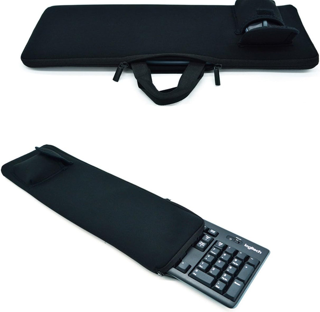 Orchidtent Neopren Tastaturhülle - Portable Protection Tragetasche Tasche mit Maus Tasche für Logite