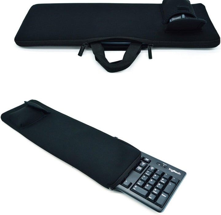 Orchidtent Neopren Tastaturhülle - Portable Protection Tragetasche Tasche mit Maus Tasche für Logite