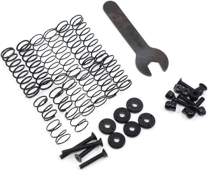 120 mm Desert Lizard zweistufiger interner Federdämpfer Paar schwarz für Crawler
