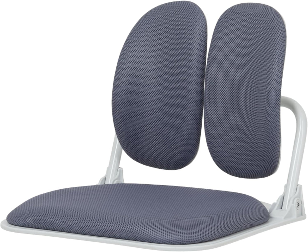 Duorest Bodenstuhl Schwammsitz mit ergonomischen Doppel-Rückenlehnen - Meditationsstuhl mit Rückenst