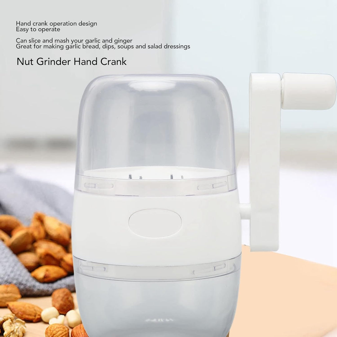 Nusszerkleinerer, Nussmühle, Handkurbel, Edelstahlklingen, Nusszerkleinerer, manuelle Nussmühle mit