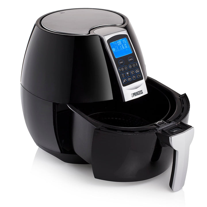 Princess Heissluftfritteuse mit 3,2 Liter, Digitalem Display, 8 Programme, 1500 Watt, Ohne Öl, Air F