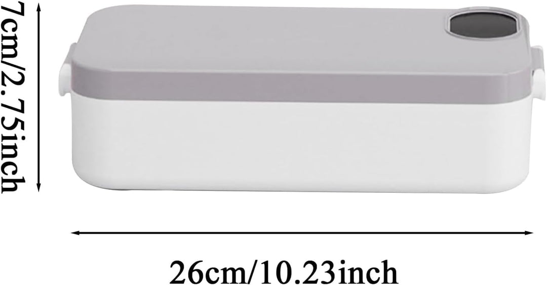 900ml Edelstahl Heiz-Lunchbox, Elektrische Warmhaltebox mit 7200mAh Akku - USB wiederaufladbar - Ant
