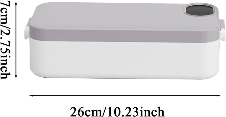 900ml Edelstahl Heiz-Lunchbox, Elektrische Warmhaltebox mit 7200mAh Akku - USB wiederaufladbar - Ant