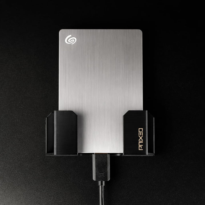 Festplattenhalter mit 3M-Klebefolie zur Wandmontage (Grösse E) – Für externe SSD – Verschiedene Grös