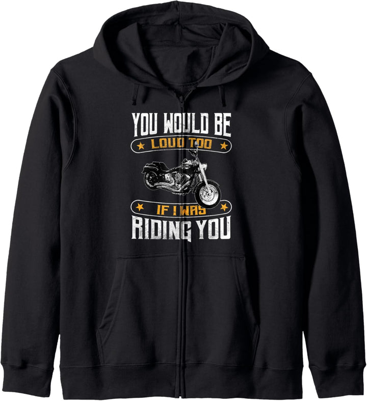Biker Gear Motorrad Geschenke, die Sie auch laut wären Kapuzenjacke