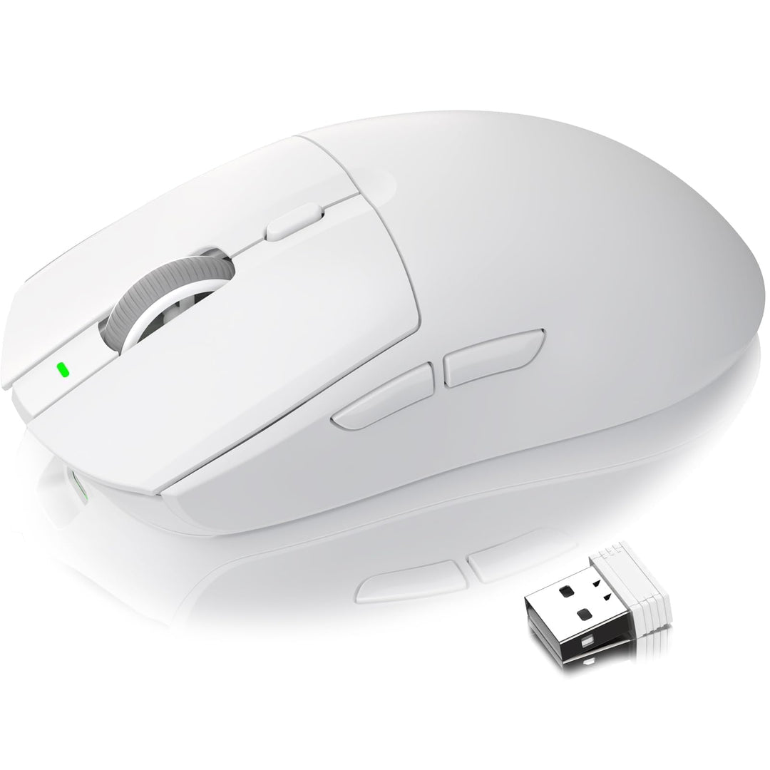 AJ139PRO Kabellose Gaming Maus, Leichtgewicht 59g FPS Mäuse, Optischer Sensor PixArt PAW3395, 26K DP