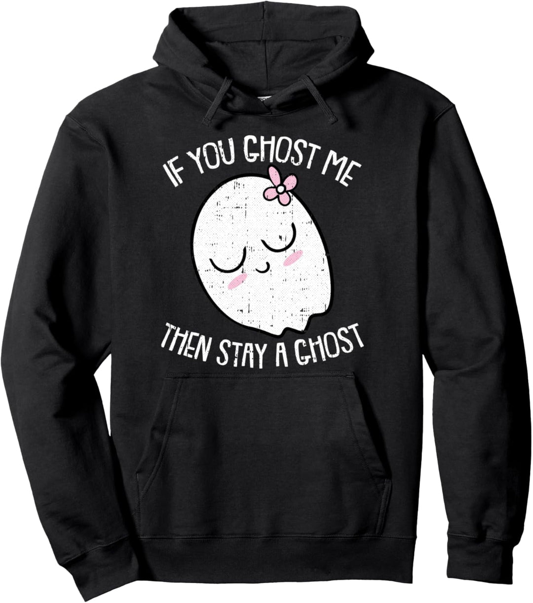 Geisterkostüm, faules Halloween-Kostüm, lustiges Geister-Dating, sarkastisch Pullover Hoodie
