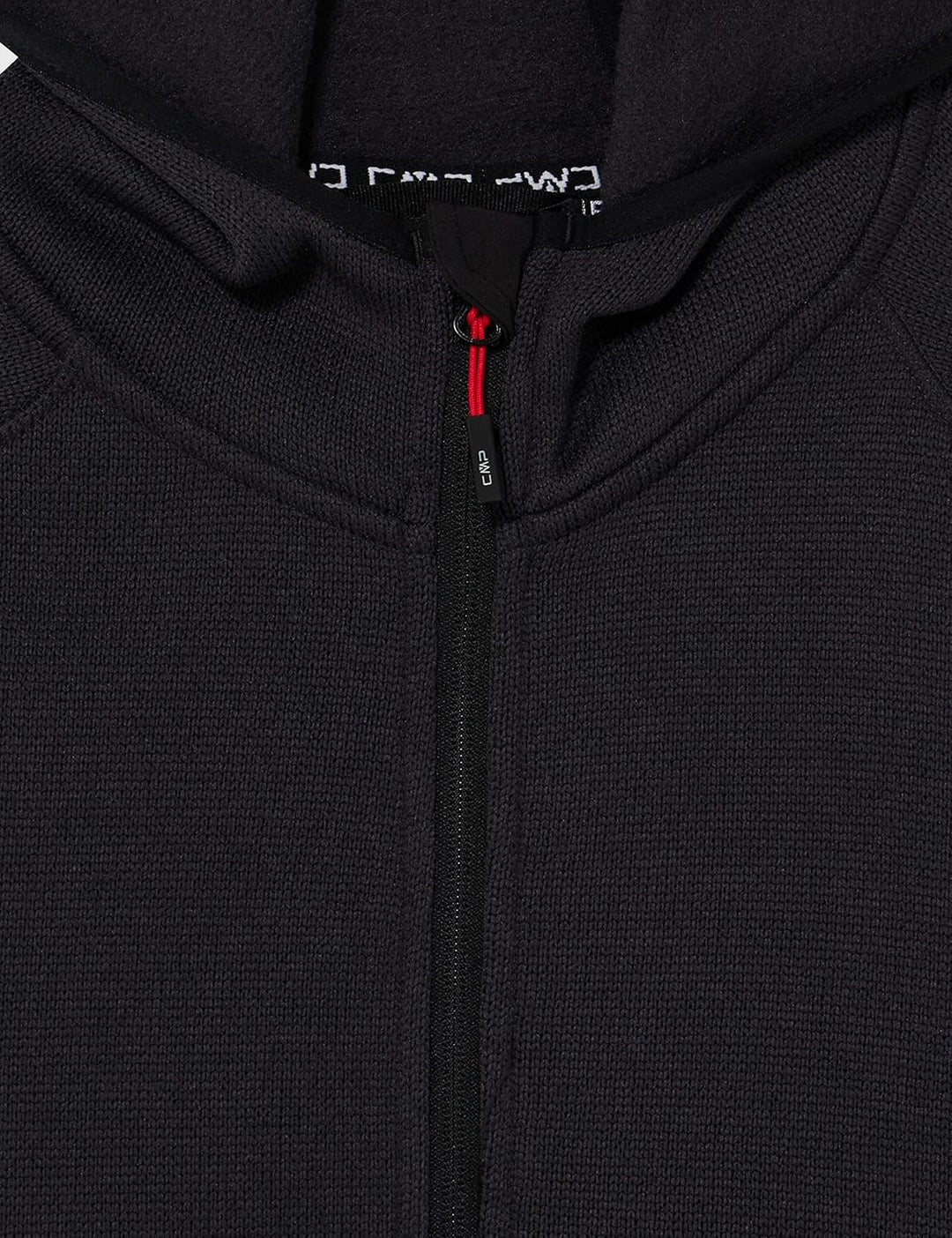 CMP Herren Herren-knit-tech-jacke mit Fester Kapuze MAN JACKET FIX HOOD 56 Anthrazit-Ferrari, 56 Ant