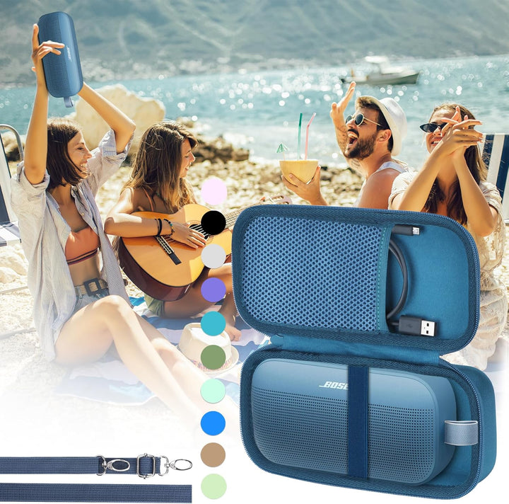 Hart Schutz Hülle Etui für Bose SoundLink Flex (2 Gen) / Flex Tragbarer Bluetooth Lautsprecher Marin