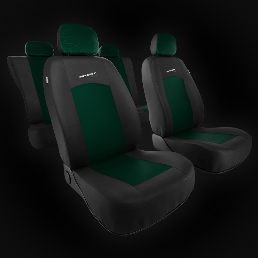 Mossa - Universal Sitzbezüge Auto kompatibel mit Dacia Sandero I, II, III (2008- ) - Autositzbezüge