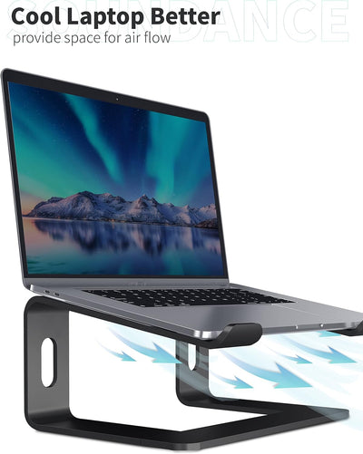 SOUNDANCE Laptop-Ständer, Aluminium-Computer-Erhöhung, ergonomischer Laptop-Ständer für den Schreibt