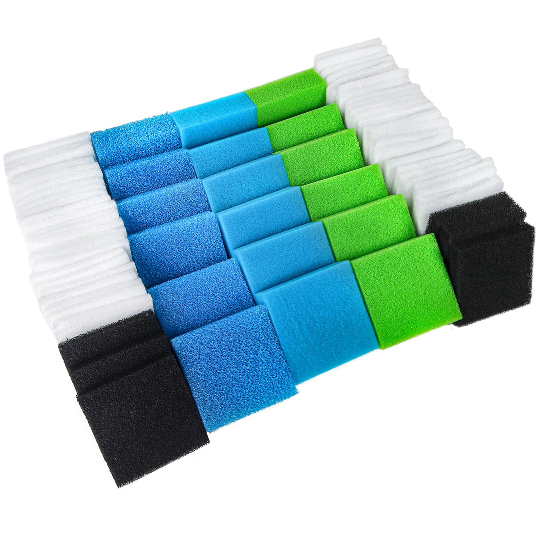 LTWHOME Feinfilter, Kohlefilter, Grobfilter, Medium und Polyfilter Serie Passend für Juwel Standard/