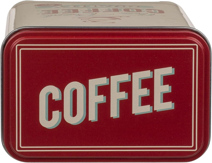 Set Retro Metall-Dose Blechdose Coffee, Tea & Sugar - Kaffeedose, Teedose, Zuckerdose mit Deckel (3-