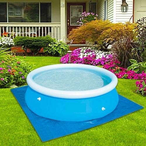 Shinyzone Poolabdeckung Rund 183 cm mit Gummizug,Swimming Pool Abdeckplane Plane Schutzplane Winddic