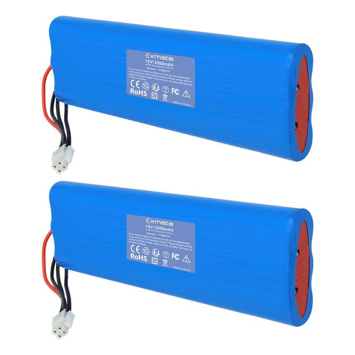 2X Exmate 18V NiMH 3500mAh Akku kompatibel mit Husqvarna Automower 210AC, 210C, 220AC, 230ACX, 260AC