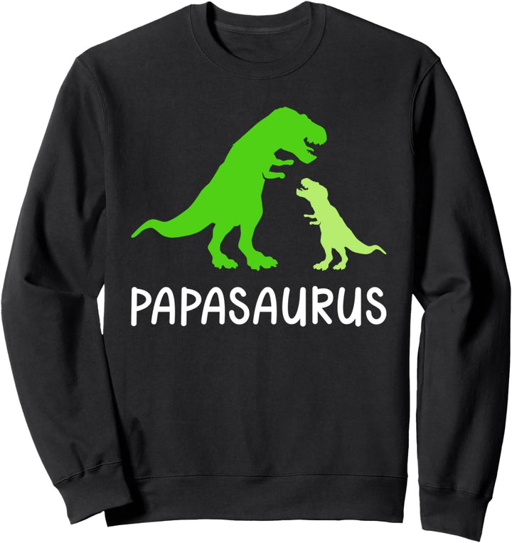 Papasaurus Rex Dinosaurier lustiges Papa Vater Geschenk Sweatshirt