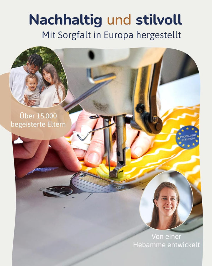 Stoffwindel Überhose Newborn (Midnight Rain) – Grössenverstellbar & langlebig aus recyceltem Polyest