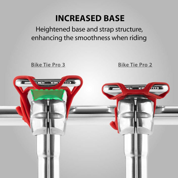BONE Handyhalterung Fahrrad für Vorbau Befestigung, Stossdämpfer Handyhalter Stasse- Renn- und Toure