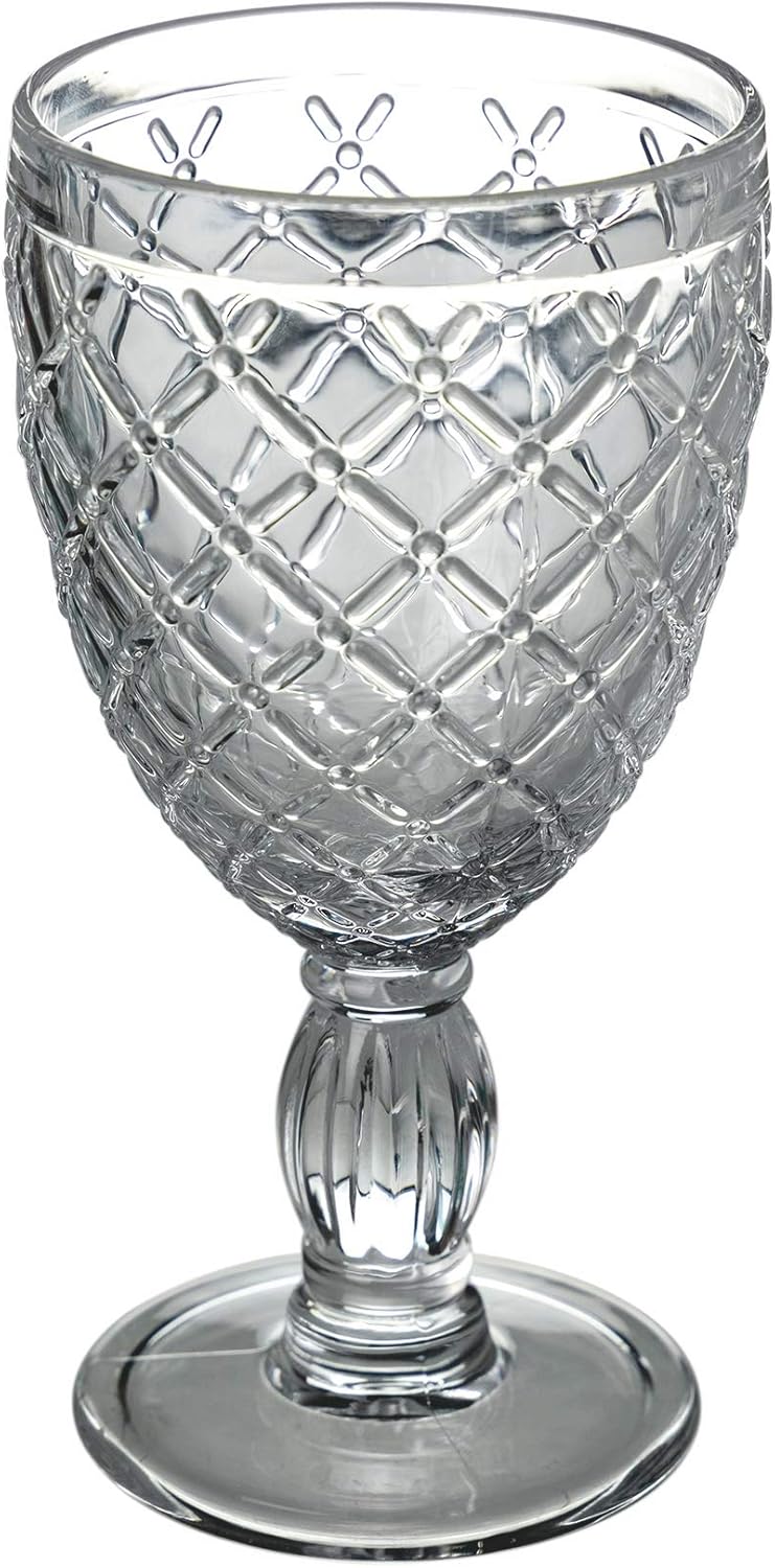 Villa d’Este Home Tivoli 5907722 Castle Weingläser-Set, 280 ml, aus Glas, 6 Stück