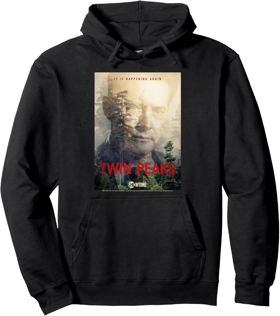 Twin Peaks Agent Cooper Poster Pullover Hoodie