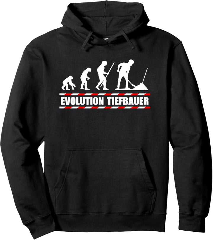 Kanalbauer Bauarbeiter Tiefbau Tiefbauer Pullover Hoodie