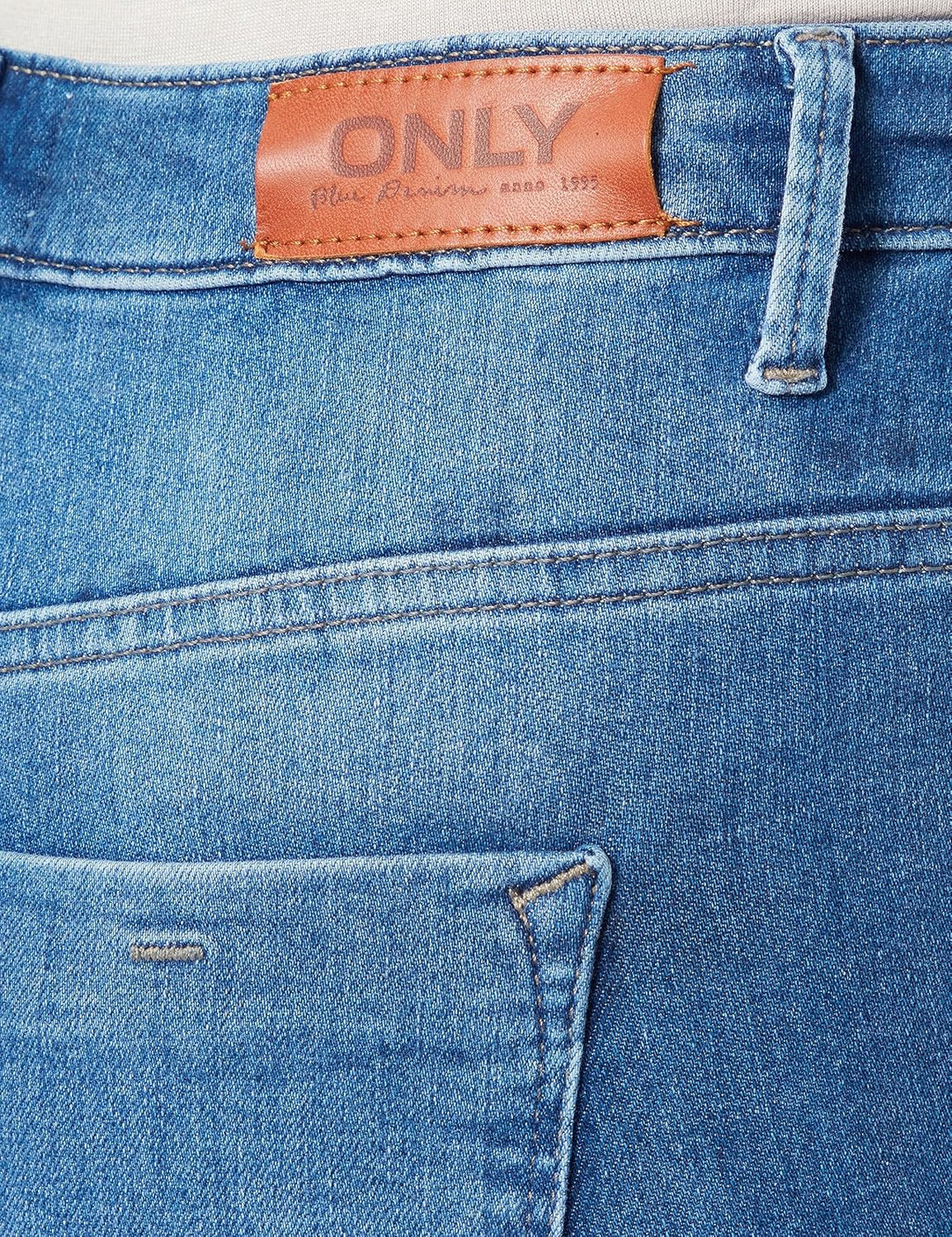 ONLY Damen Onlforever High Sk des Dnm L / 32L Medium Blue Denim, L / 32L Medium Blue Denim