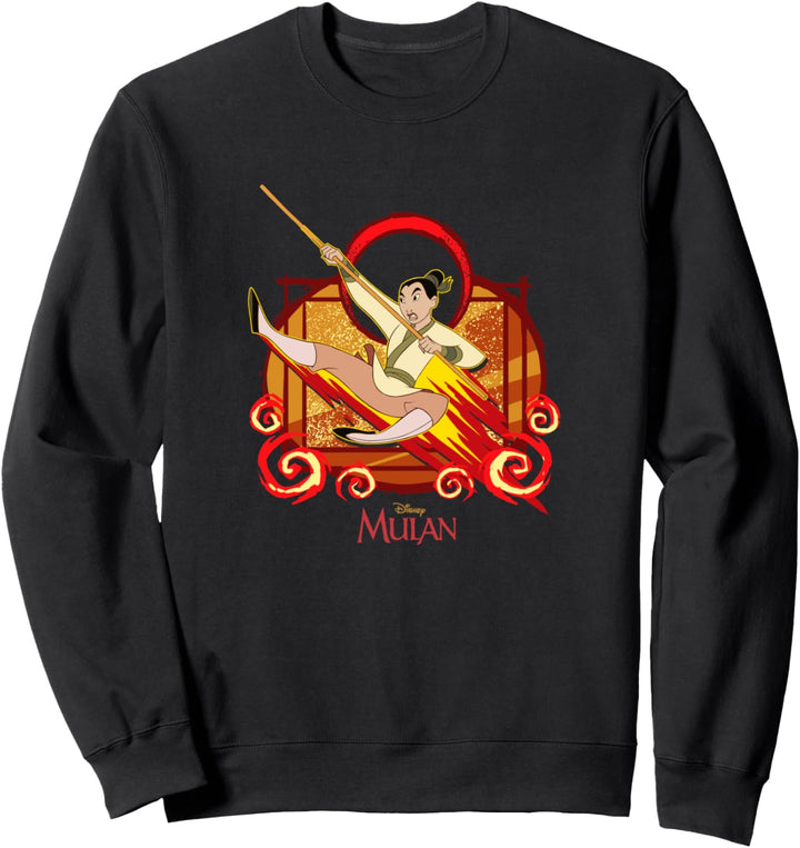 Disney Mulan Action Portrait Logo Sweatshirt