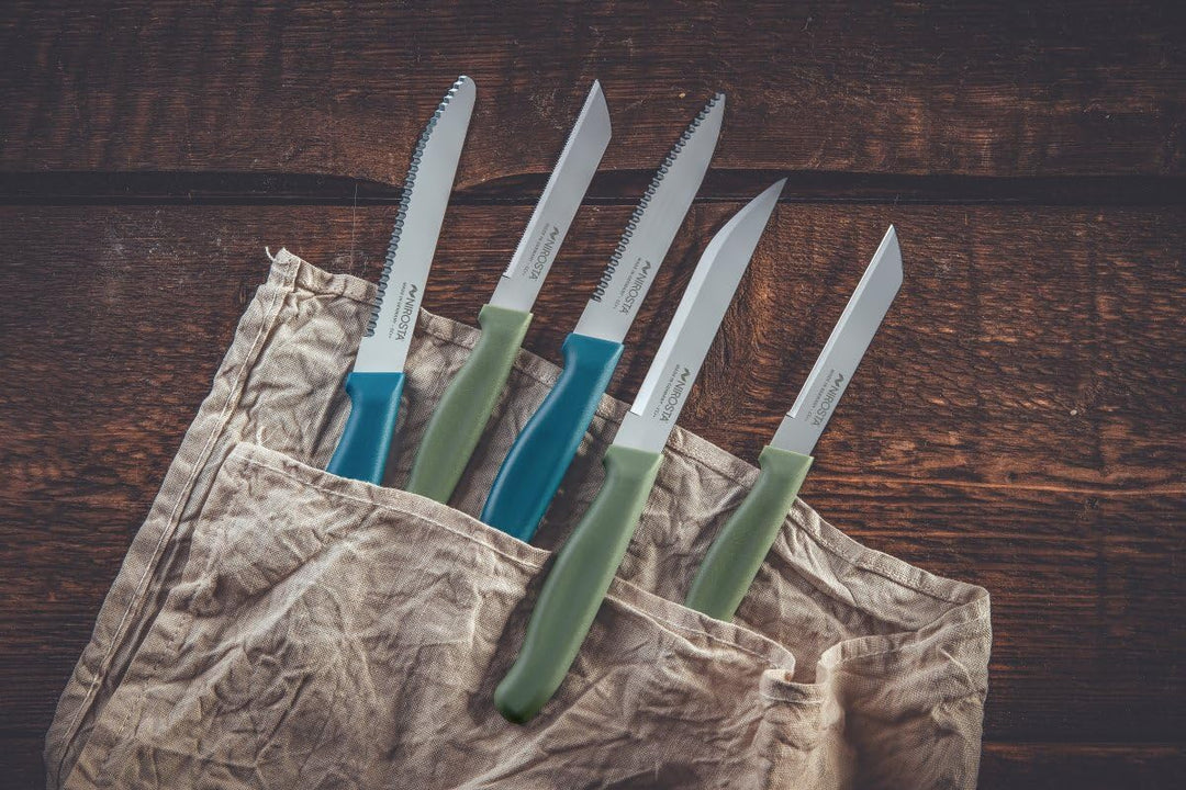 NIROSTA Elemental 2er Messerset – Made in Germany – Extra Scharfe Klingen – Frühstücks- & Universalm