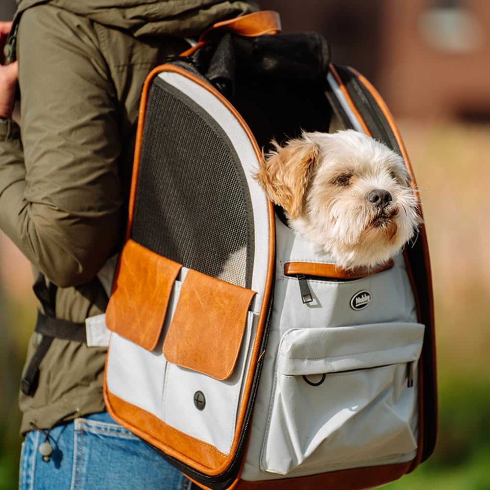 Nobby Rucksack Tomek hellgrau; L: 43 x 20 x 28 cm, hellgrau