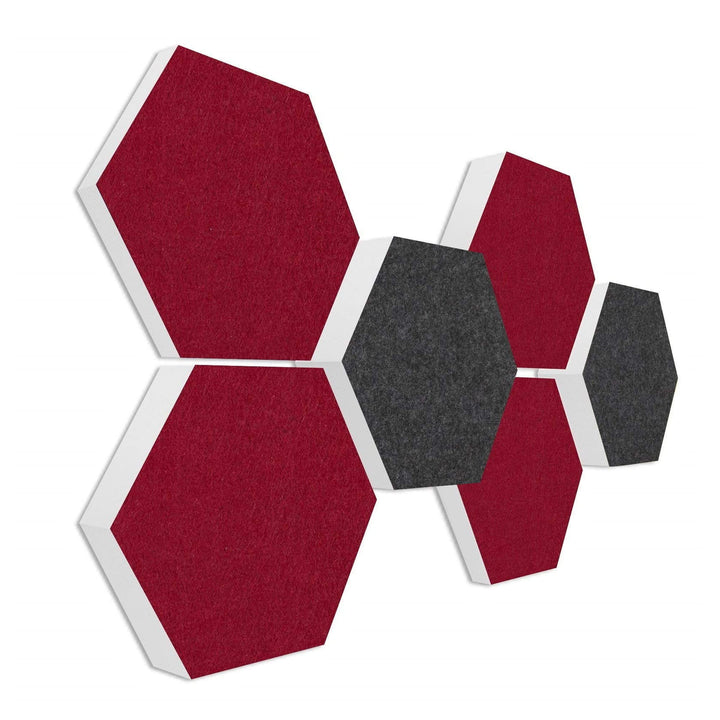 platino24 Schallabsorber COLORE aus Basotec G+ I Akustikpaneele mit Akustikfilz I 3D Wand-Paneele mi