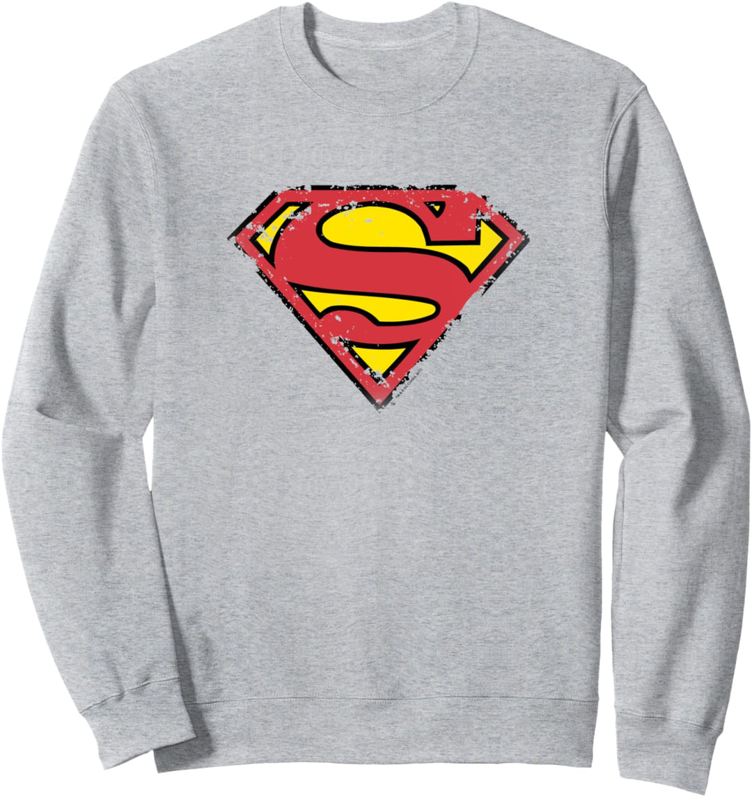 Superman Distressed Shield Sweatshirt