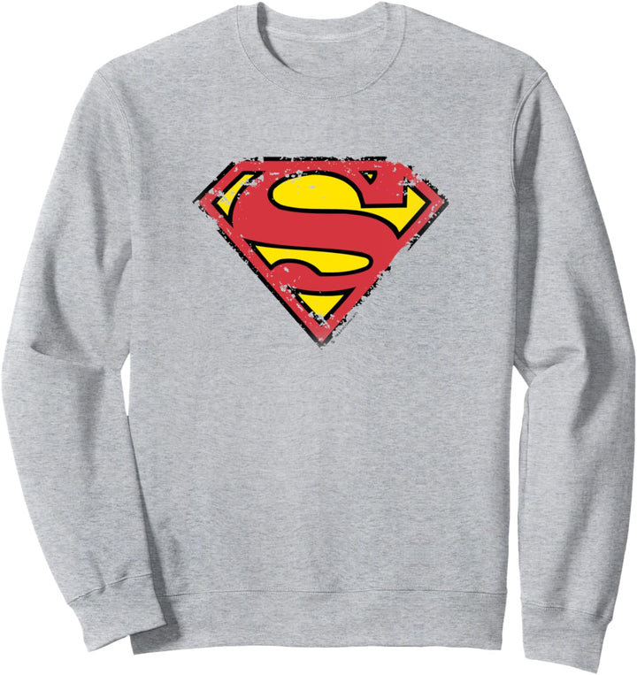 Superman Distressed Shield Sweatshirt