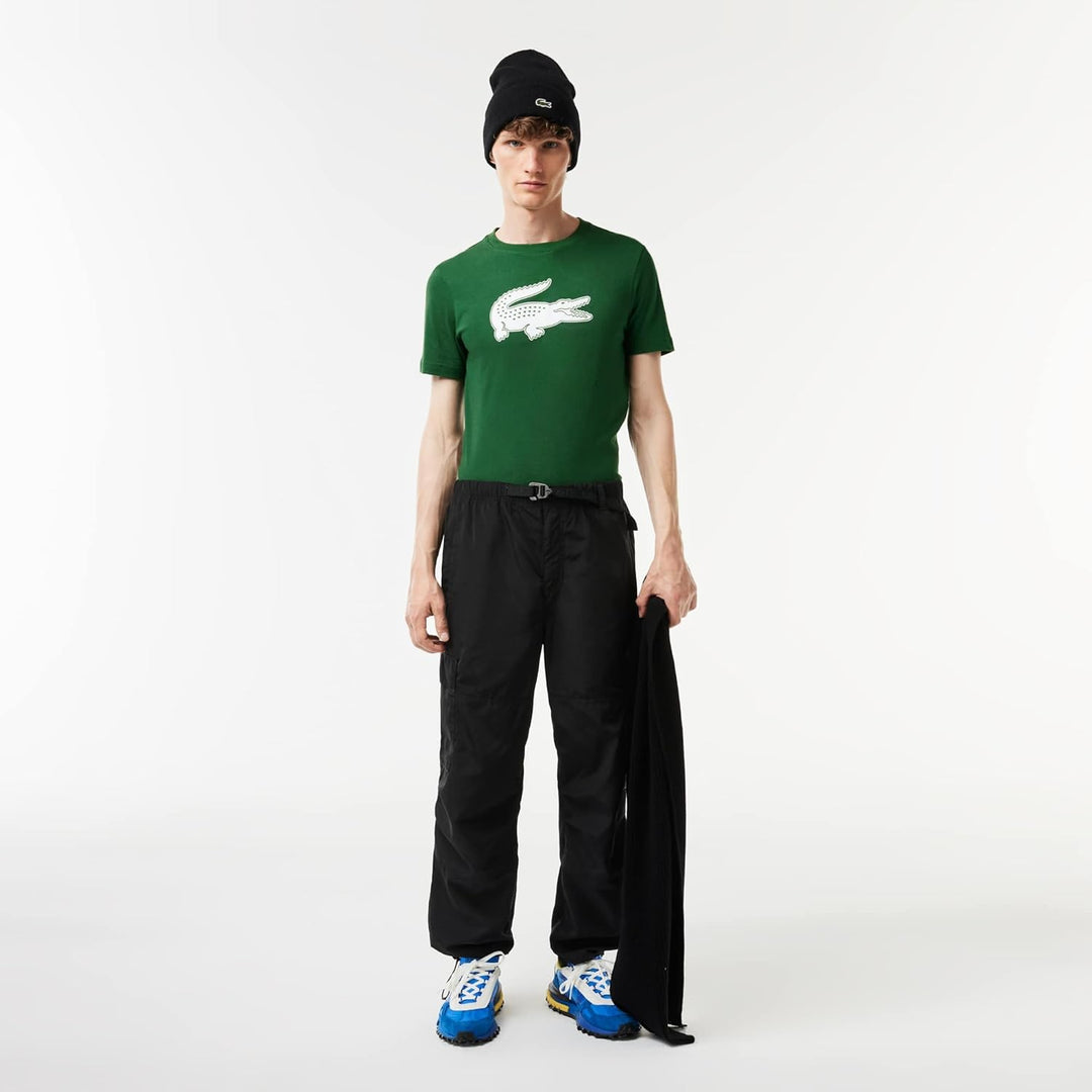 Lacoste Herren T-Shirt M Grün / Weiss, M Grün / Weiss