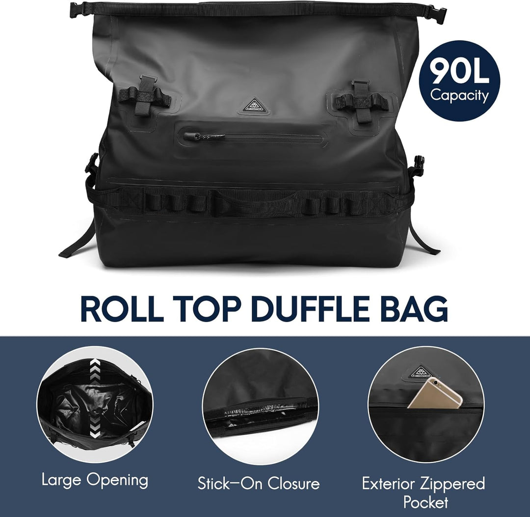 Haimont wasserdichter Rucksack, vielseitig wasserdicht Tasche, Dry Bag komfortabel, RollTop, Strand,