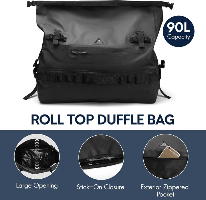 Haimont wasserdichter Rucksack, vielseitig wasserdicht Tasche, Dry Bag komfortabel, RollTop, Strand,