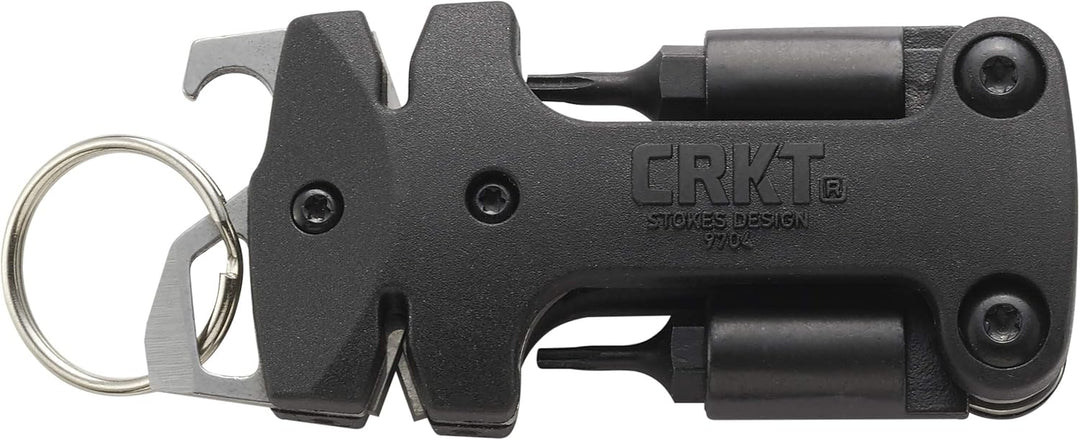 CRKT Messerwartungswerkzeug: Wolframkarbid-Schärfer, Keramikschärfer, Honkante, Torx-Bits, Flaschenö