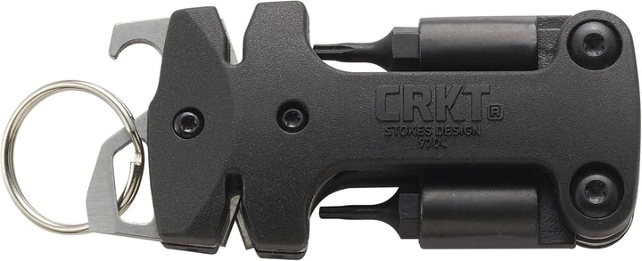 CRKT Messerwartungswerkzeug: Wolframkarbid-Schärfer, Keramikschärfer, Honkante, Torx-Bits, Flaschenö