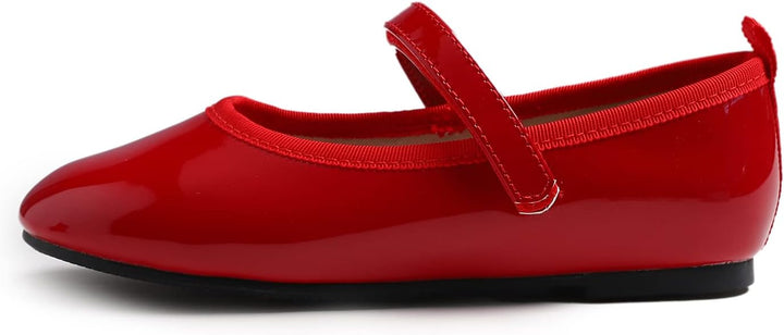 Feversole Girls Cute Dress, Mädchen süsses Kleid Mary Jane Schuhe weiche Party Urlaub Ballerinas 29