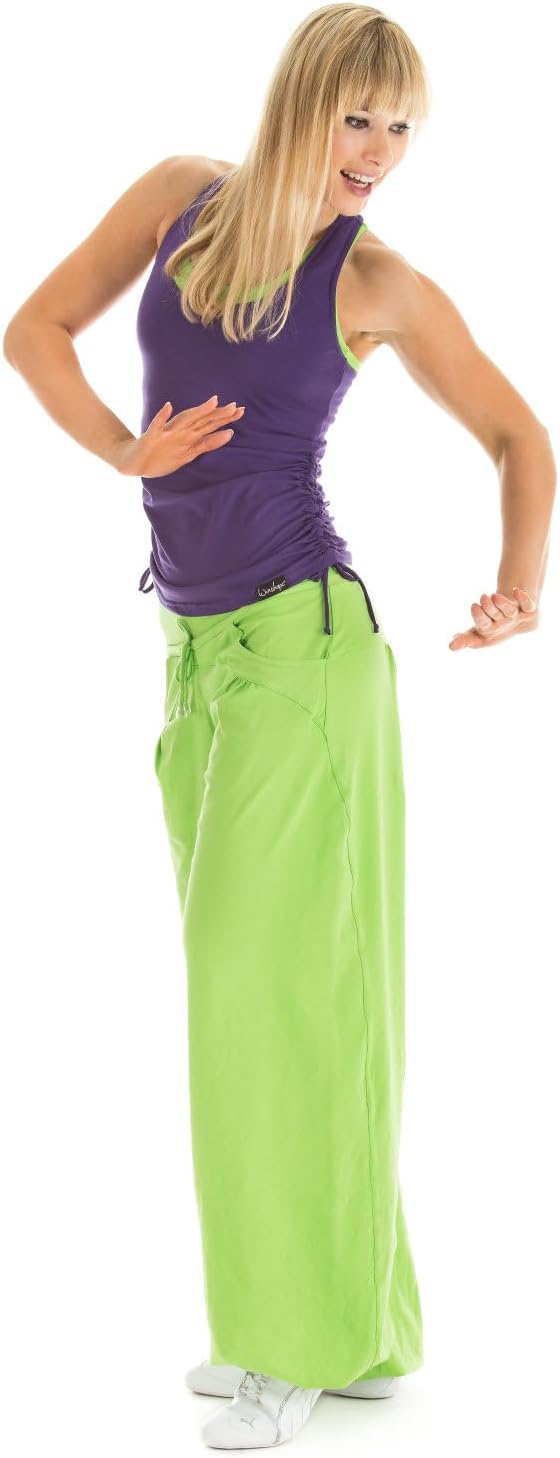 WINSHAPE Damen Trainingshose Dance Fitness Freizeit Sport XL Apfelgrün, XL Apfelgrün