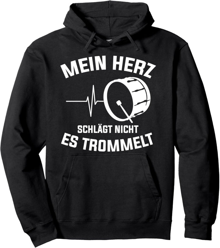 Trommel Trommler Trommeln Musikverein Pullover Hoodie