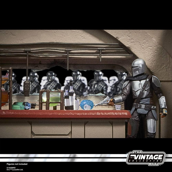 Star Wars The Vintage Collection The Mandalorian Nevarro Cantina Spielset, Imperialer Death Trooper