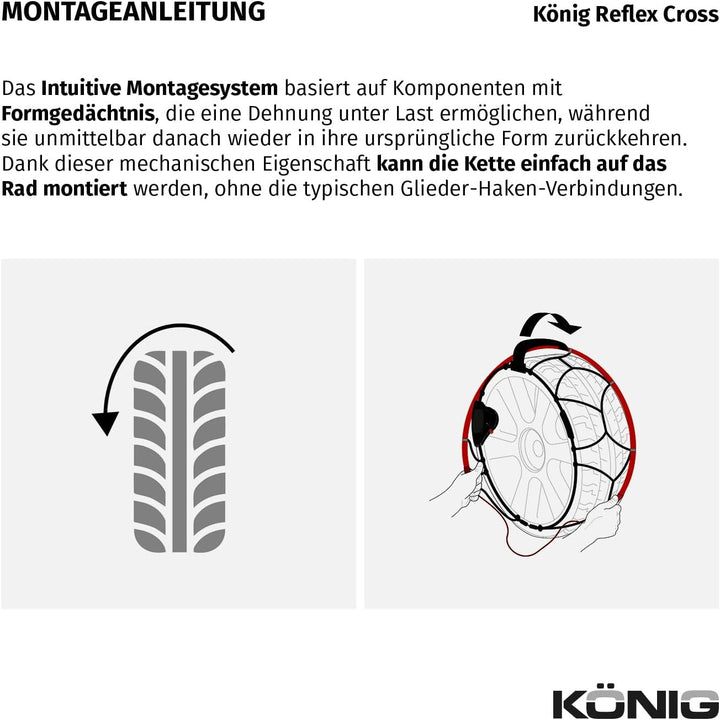 KÖNIG Reflex Cross 246 - Schneeketten, 246