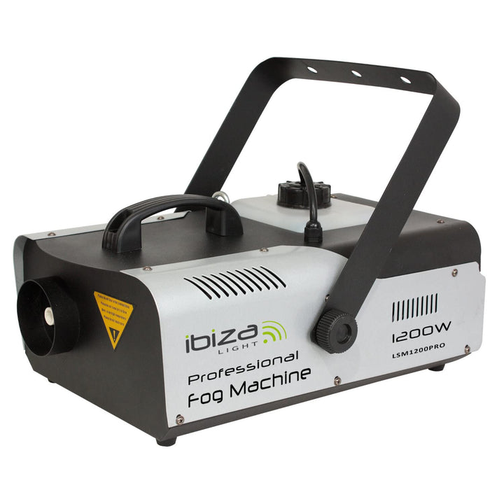 Ibiza - LSM1200PRO - Professionelle 1200W Nebelmaschine programmierbar mit DMX und Fernsteuerung - S