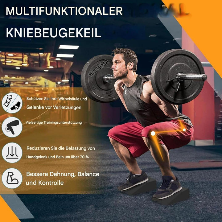 Übungskeil, Yoga Keilblöcke Nicht schlupfhafte professionelle ergonomische | Leichtes Kälberstrecker