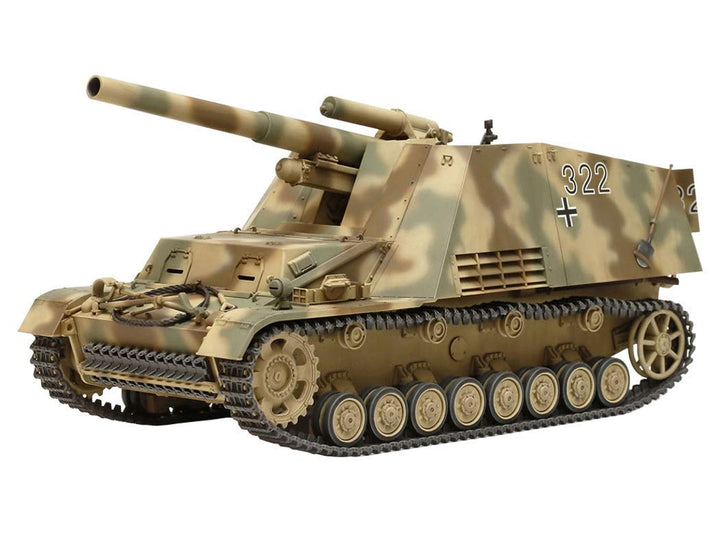 TAMIYA 35367 - 1:35 Deutsche Panzer-Haubitze Hummel (3)Sp.Prod., Modellbau, Plastik Bausatz, Basteln