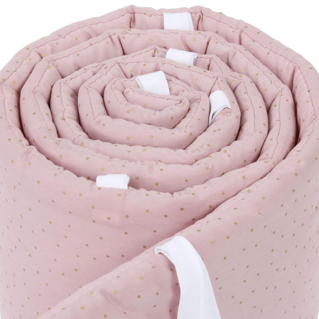 babybay Nestchen Mesh Royal passend für Modell Maxi, Boxspring, Comfort und Comfort Plus, rosé Glitz