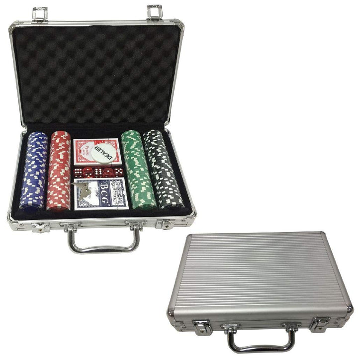 AK Sport 603014 Poker Set Koffer 200-tlg, Aluminium